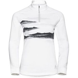 Odlo Dames Berra Graphic Sweatshirt, wit, L