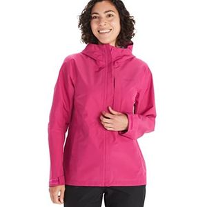 Marmot Women's Minimalist GORE-TEX Jacket, Waterproof GORE-TEX Jacket, Lightweight Rain Jacket, Windproof Raincoat, Breathable Windbreaker, Ideal for Running and Hiking, Fuchsia Red, M