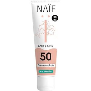 Naïf - Minerale Zonnebrandcrème - SPF 50 - Voor Baby's en Kinderen - 30 ml