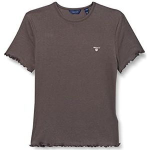 GANT T-shirt voor meisjes, Donker Grafiet, 170 cm