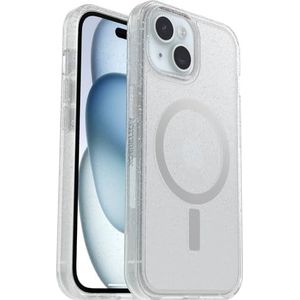 OtterBox Symmetry Clear voor MagSafe doorzichtige hoes voor iPhone 15 / iPhone 14 / iPhone 13, schokbestendig, valbestendig, dunne beschermende hoes, 3x getest volgens militaire standaard, Stardust