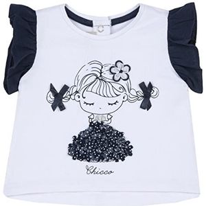 Chicco T-shirt met korte mouwen voor meisjes, 038, 18 m