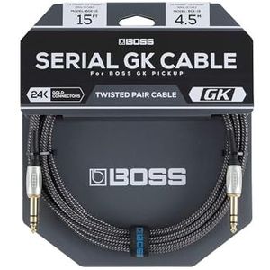 BOSS BGK-15 | 15ft/4,5m High-Performance Digitale Kabel voor BOSS Guitar Synthesizer Producten | Compatibel met GM-800, GK-5, GK-5B, GKC-AD & GKC-DA