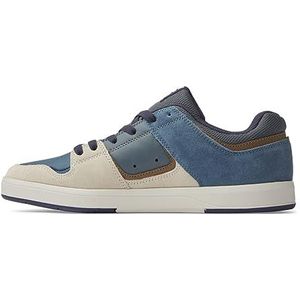 DC Shoes Cure Sneakers voor heren, DC Navy/Stone Blue, 38,5 EU, Dc Navy Stone Blue, 38.5 EU