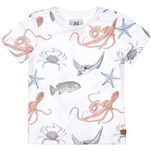 Koko Noko Boy's Boys T White Sea Animals Shirt, 68