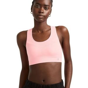 Champion Vrouwen Freedom Naadloze Racerback Sportbeha, Roze strik, XS