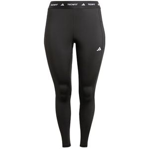 adidas Dames TECHFIT Stash Pocket Full Length Leggings (Plus Size), Black, XL Plus