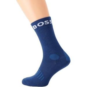 BOSS Heren 2P RS Sport DC Neck Set 2 paar korte sokken van katoenmix, blauw (Open Blue485), 39-42