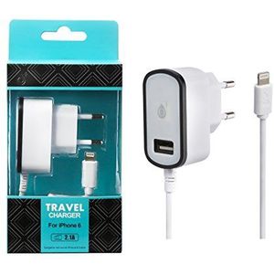 One Plus 801093 Sector 2-in-1 oplader met micro-USB-kabel, wit/roze