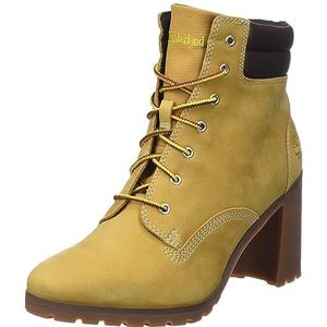 Timberland Allington Double Collar Fashion Boot voor dames, Wheat Nubuck, 37 EU Breed