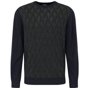 bugatti heren trui ronde hals, groen, L