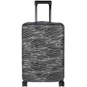 Explore Land Reisbagagehoes kofferbeschermer past op 18-32 inch bagage, Glanzende ster, S (18-22 inch luggage), Kleurrijk