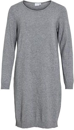 Vila - Ril Knit - Gebreide Jurk - Lange Mouwen - Regular Fit