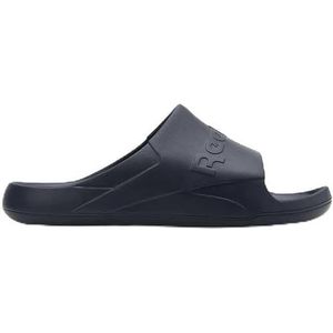Badslippers - Navy - Synthetisch - Vetersluiting - Laag