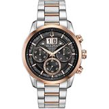 Bulova Heren chronograaf kwarts horloge met roestvrij stalen armband 98B335, Armband