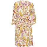 Zally - Feminine - Jurk - Multicolour - Knie - 3/4 Mouwen