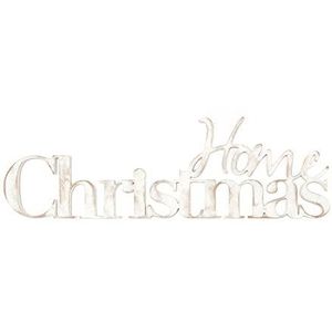Declea Home Decor CH002FW20 houten opschrift om op te hangen, kerstdecoratie, kerstdecoratie, woondecoratie, kerstcadeau, kerstcadeau, shabby, lengte: 40 cm