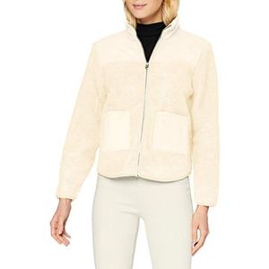 PIECES Pcsadie teddy jas voor dames, wit (whitecap gray), M