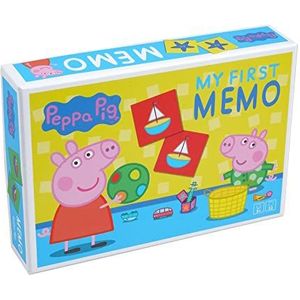 Barbo Toys - Peppa Pig - Mijn Eerste Memory - Voor kinderen vanaf 3 jaar - Geheugenspel - 32 kaarten geïllustreerd met Peppa Pig motieven - Educatief spel vanaf 3 jaar - Officieel Peppa Pig speelgoed