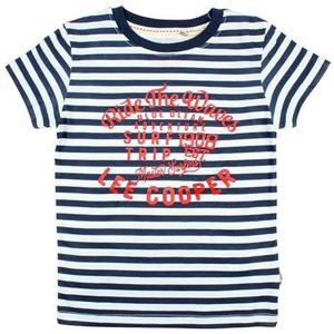 Lee Cooper Maglietta Ragazzo shirt met korte mouwen voor jongens, marineblauw, 14 Jaar