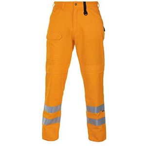 Hydrowear 044457 Auxon Bever EN 20471 RWS Zomer Trouser, Maat 64, Hi-Vis Oranje