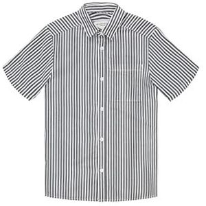 TOM TAILOR Jongens 1036003 Kinderhemd, 31865-Navy Wool White Stripe, 128, 31865 - Navy Wool White Stripe, 128 cm