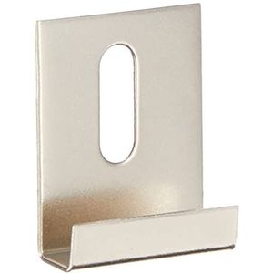 Hillman 54117 Breedkanaal spiegelclip, 1/4-inch kanaal, 1-1/4-inch breed, 1-1/2 inch lang, 15 stuks