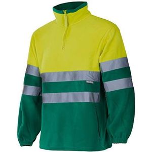 Velilla 182 110 3XL fleecejack met hoge zichtbaarheid, neongeel, maat 3XL