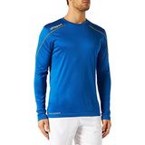 uhlsport Heren STREAM 22 shirt met lange mouwen, azuurblauw/limoengeel, L