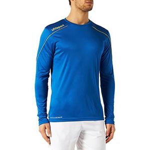 uhlsport Heren STREAM 22 shirt met lange mouwen, azuurblauw/limoengeel, XXL