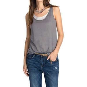 ESPRIT Dames Top dubbellaags, effen