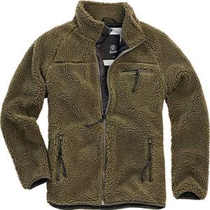 Brandit Teddyfleece jack, olijf, 5XL