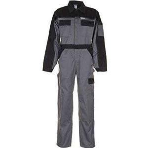 Planam 1234114 tristep overall maat 114 grijs/zwart