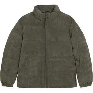 Regular fit gewatteerd jack van corduroy