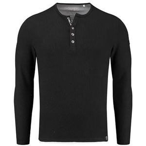 KEY LARGO Sandro Button sweatjack voor heren, zwart (1100), M