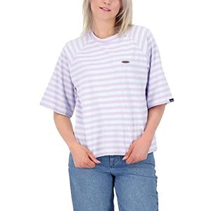 ALIFE and Kickin RubyAK Z Shirt met korte mouwen voor dames, Digitale lavendel, L