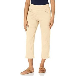 Gloria Vanderbilt Amanda Po Capri Jeans voor dames, Crèmekleuren (Almond Cream), 36