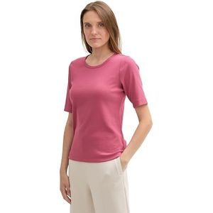TOM TAILOR T-shirt voor dames, 16348, roze fluweel, 3XL