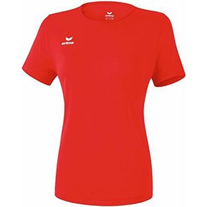 Erima Teamsport T-shirt voor dames, rood, 34 EU
