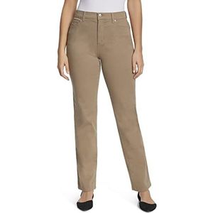 Gloria Vanderbilt Women's Amanda Classic High Rise Tapered Jean, Hazelnut, 4 Short