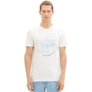 TOM TAILOR T-shirt Uomini 1036952,10332 - Off White,L