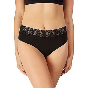 Flux Undies Bikini, ondergoed, zwart, maat M (EU 40): Taille: 75 - 79 cm, Heupen: 98 - 102 cm voor dames, Blanco Y Gris, M