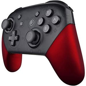 eXtremeRate Scharlaken Rood Vervangende Handgrepen voor Switch Pro Controller, Soft Touch DIY Handgreepschaal voor Switch Pro - Controller Niet Inbegrepen