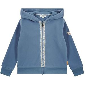 Steiff Sweatjack EU maat 92, stonewash, kindersweatjack, capuchonjas voor peuters, zacht en comfortabel, kindersweatshirt, wasmachinebestendig, stonewash, 92