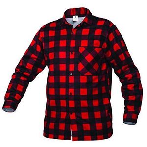 Gahibre 512 flanellen hemd rood 100% katoen 170 gram