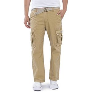 UNIONBAY Survivor Iv cargobroek voor heren, relaxed fit, regular en ruime en grote maten, 32W / 32L