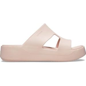 Crocs Dames Getaway Platform H-Strap Sandaal, roze, 34/35 EU