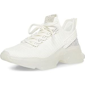 Steve Madden Maxima Sneaker voor dames, Wit, 38 EU