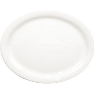 6X Olympia Whiteware Ovale Platters 202mm Porselein Dienst Vriezer Veilig