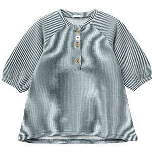 United Colors of Benetton meisjes jurk, Righe Rosa Tenue E Grigio Scuro 911, 50 cm